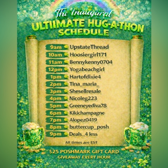 The Ultimate Hug-A-Thon 03/15 | $5 Starts - Picture 2 of 2